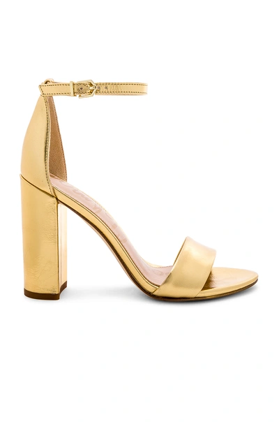 Sam Edelman Yaro Heel In Bright Gold Metallic