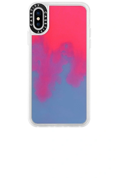 Casetify Neon Sand Iphone X/xs/xs Max & Xr Case In Pink & Blue