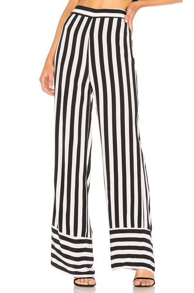Lovers & Friends Lux Pant In Black & White