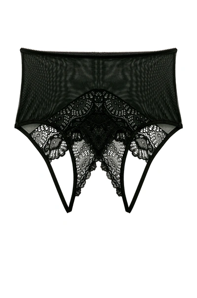 Only Hearts Whisper Sweet Nothings Coucou Hi Waist Brief In Black