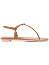 Prada Ankle-strap Suede Sandals In Light Brown