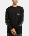 Rvca Men's Reflector Logo Graphic T-shirt In Blk-black