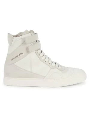 white velcro high tops