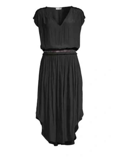Ramy Brook Phoebe Midi Dress In Black