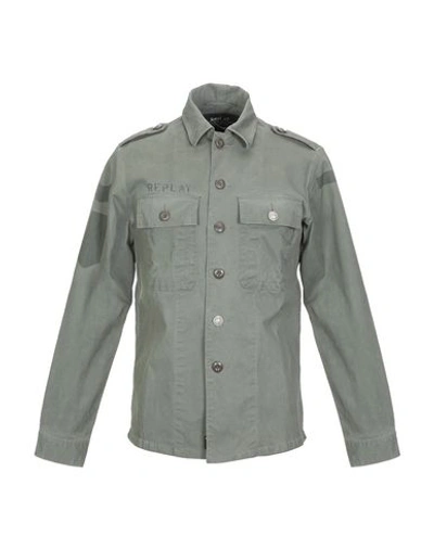 Replay Jacket In Military Green