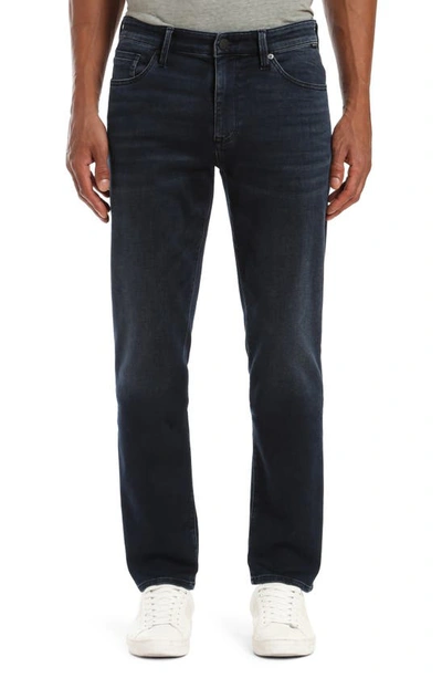 Mavi Jeans Zach Straight Fit Jeans In Blue Black Athletic