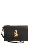 Mulberry Amberley Iphone Leather Clutch In Black