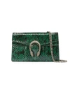 Gucci Dionysus Super Mini Snakeskin Bag In Green