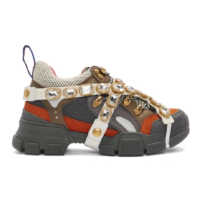 Gucci 'flashtrek' Sneakers Mit Kristallen In 9065 My.w