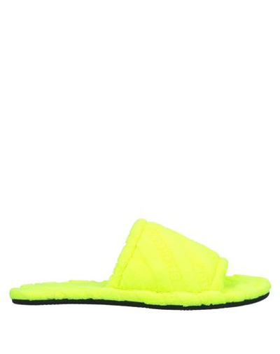Balenciaga Slides And Slippers In Yellow