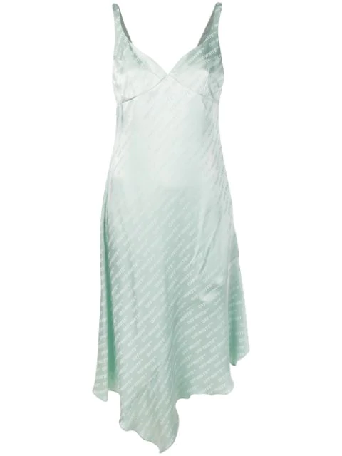 off white asymmetric dress