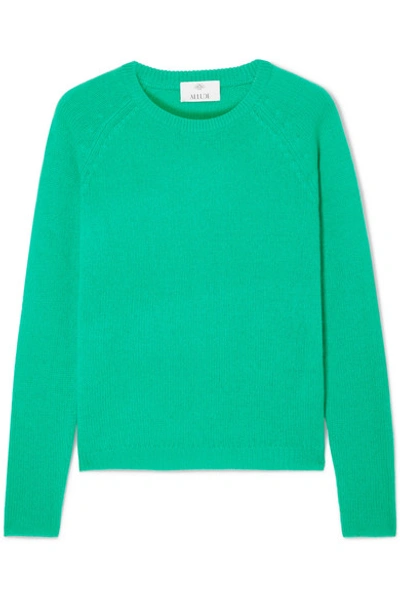 Allude Cashmere Sweater In Jade