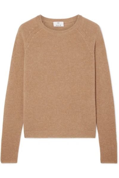 Allude Cashmere Sweater In Camel