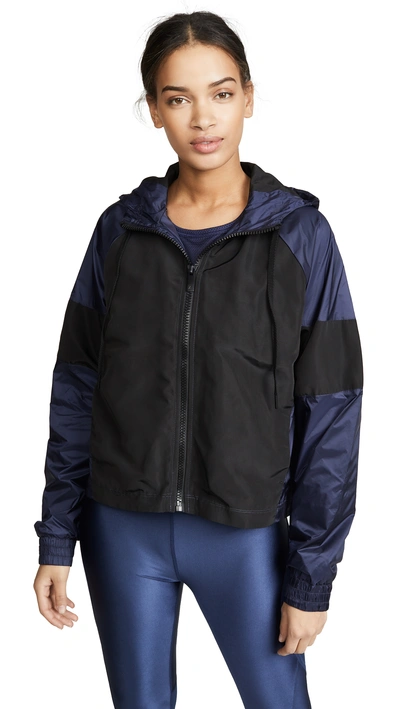 Alala Tech Jacket In Black/navy