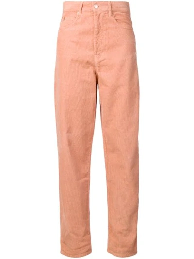 Isabel Marant Étoile Corsy Corduroy Trousers In Pink