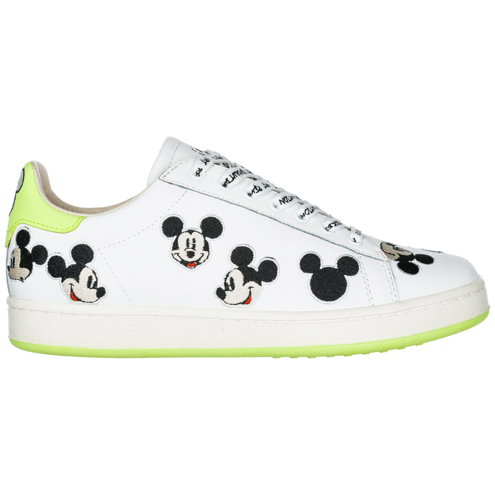 Moa Master Of Arts Women's Shoes Leather Trainers Sneakers Disney Mickey Mouse In White ModeSens