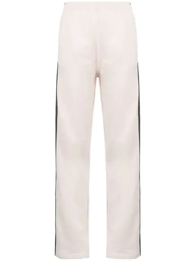 Mm6 Maison Margiela Side Strip Track Trousers In Pink