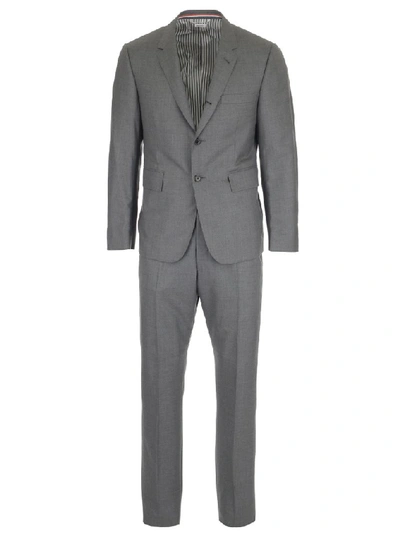 Thom Browne Classic Twill Suit In Grey
