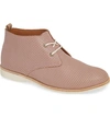 Rollie Chukka Bootie In Blush Leather