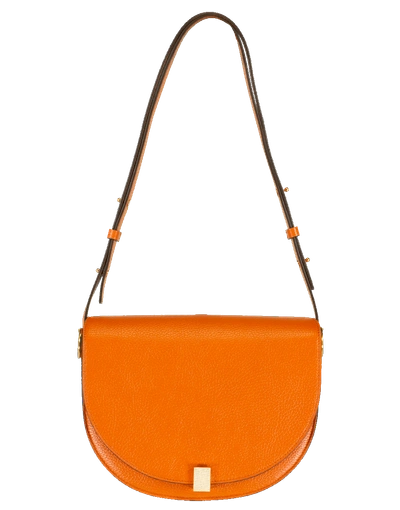 Victoria Beckham Half Moon Box Bag In Orange