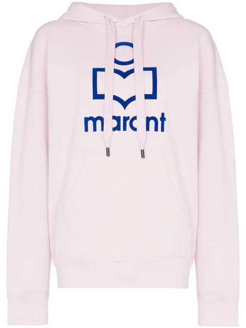 Isabel Marant Étoile Oversized Logo Cotton Sweatshirt Hoodie In Pink ...