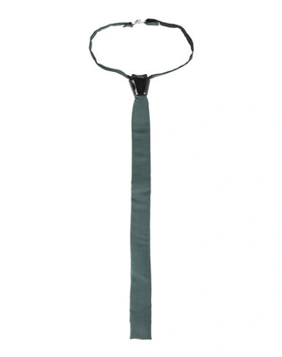 Cor Sine Labe Doli Tie In Dark Green