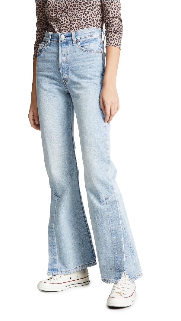 levi's ribcage split flare