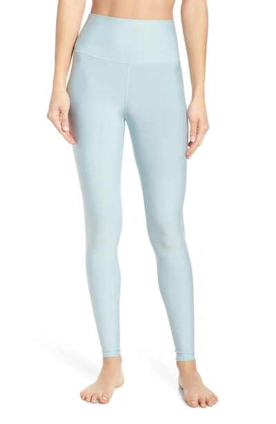 Alo Yoga Airbrush Tech Lift High Waist Leggings In Cloud