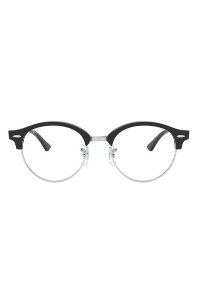 Ray Ban 49mm Optical Glasses In Shiny Black