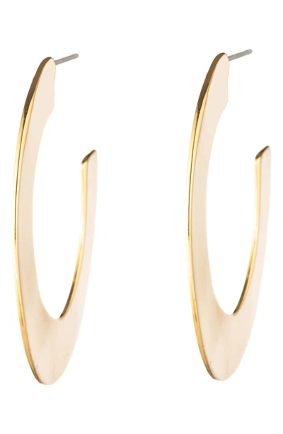 Alexis Bittar Liquid Metal Orbit Hoop Earrings In Gold