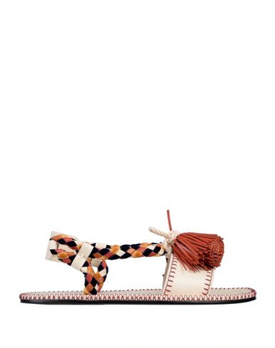 Carven Sandals In Ivory