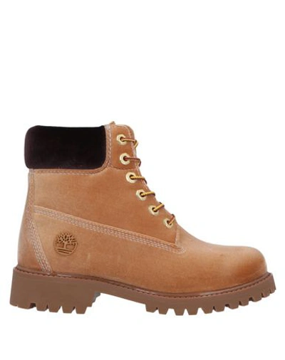 Timberland Ankle Boot In Camel