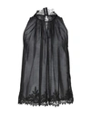 Elisabetta Franchi Tops In Black