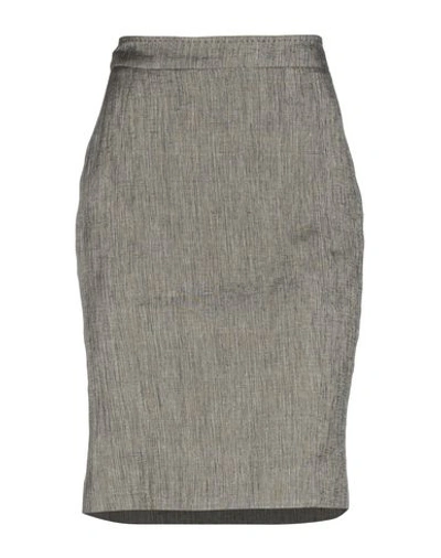 Antonio Berardi Knee Length Skirt In Lead