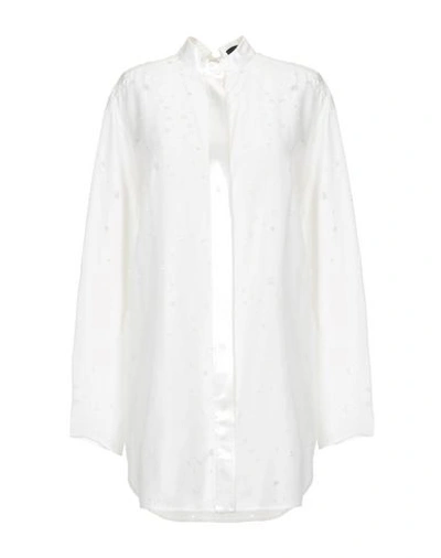 Alexander Wang Solid Color Shirts & Blouses In White