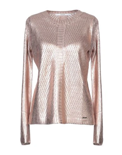 Guess Sweaters In Copper