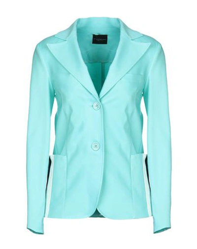 Atos Lombardini Suit Jackets In Light Green