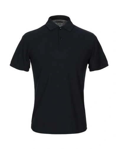 Armani Collezioni Polo Shirts In Dark Blue