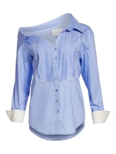 Johanna Ortiz Manly Blues Shirt In Moroccan Blue