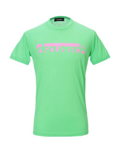 Dsquared2 T-shirts In Green