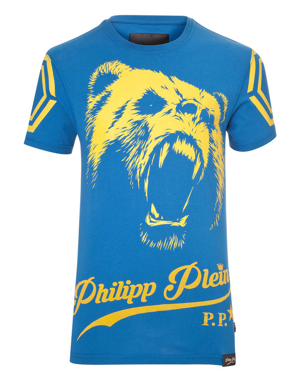 Philipp Plein T-shirt Round Neck Ss "significant" | ModeSens