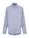 Hardy Amies Shirts In Azure