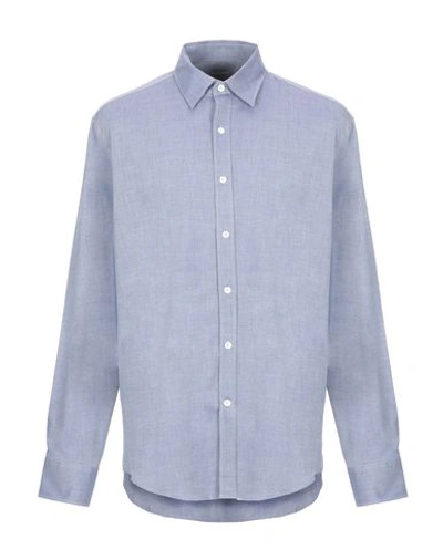 Hardy Amies Shirts In Azure