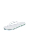 Havaianas Brazil Logo Flip Flops White