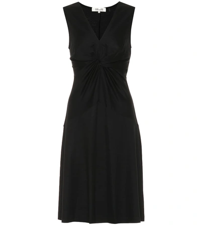 Diane Von Furstenberg Wool-blend Jersey Dress In Black