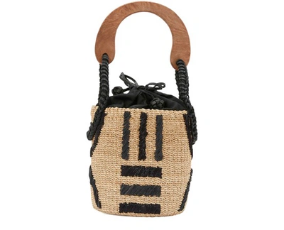 Aranaz Ava Bucket Bag In Natural