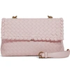 Bottega Veneta Baby Olimpia Leather Shoulder Bag - Pink In Quartz / Quartz