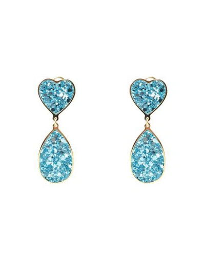 Shourouk Earrings In Turquoise