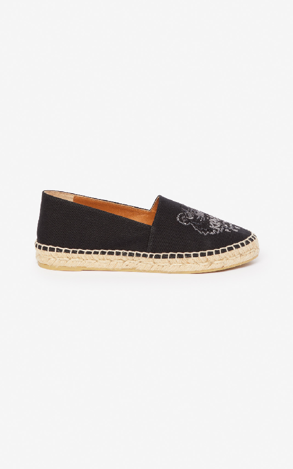 embroidered espadrille flats