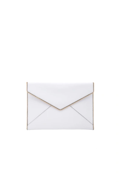 Rebecca Minkoff Leo Clutch In White